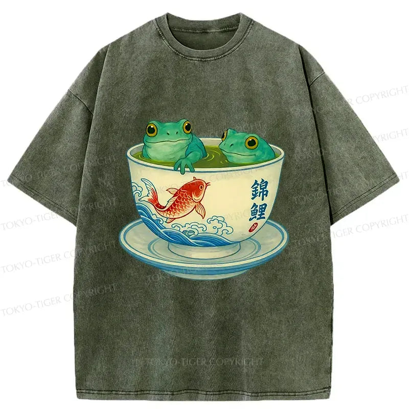 Unisex Frog T-Shirt Casual Streetwear