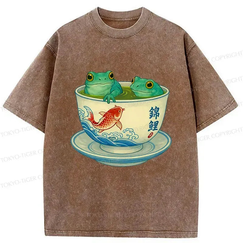 Unisex Frog T-Shirt Casual Streetwear