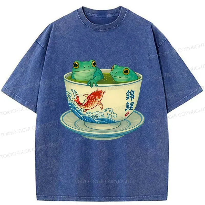 Vintage Kyoto Frog Tee for Summer