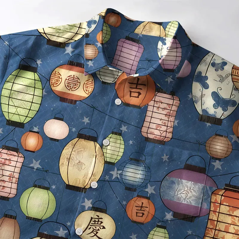 Japanese Button-up Shirt for Daily Wear