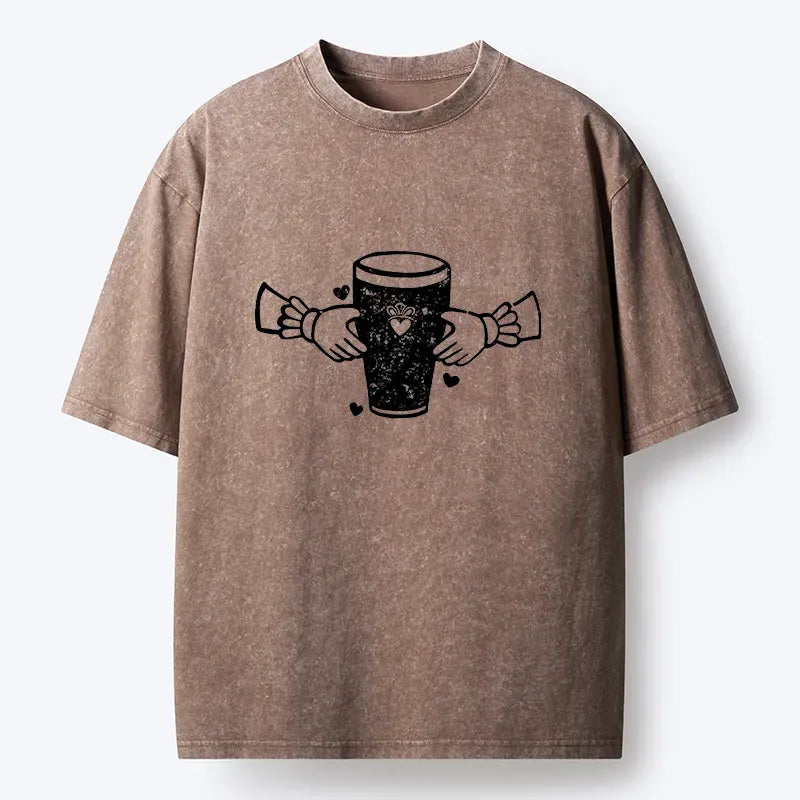 Kyoto-Lion Drinking Together T-Shirt Gift Idea