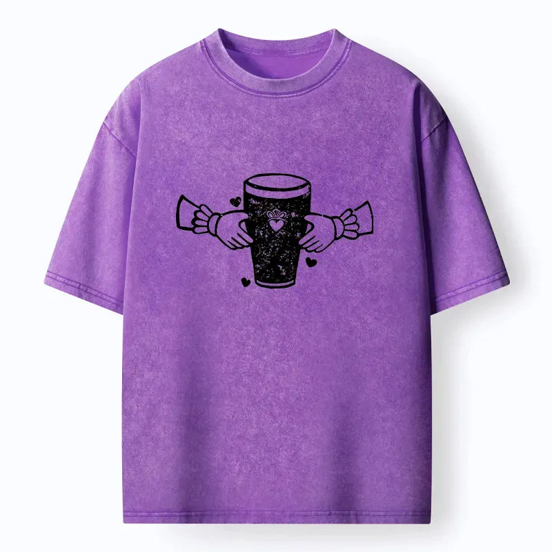 Japanese Vintage Washed T-Shirt Free Shipping