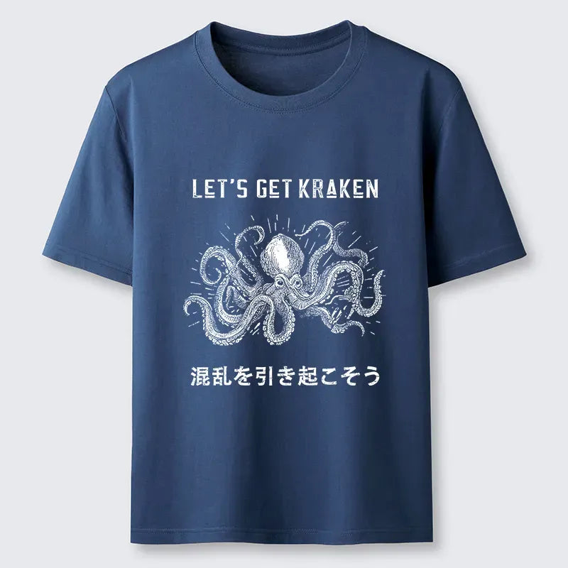 Kyoto-Lion Funny Octopus£ºLet¡¯s Get Kraken Classic T-Shirt