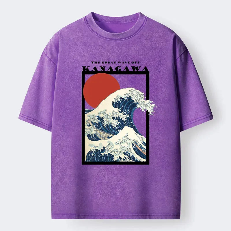 Minimalist Japanese Ukiyo-e T-Shirt for Daily Wear