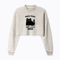 Trendy Washed Crop Sweatshirt for Summer
