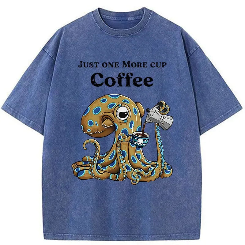 Kyoto-Lion Poisoned Coffee Washed T-Shirt