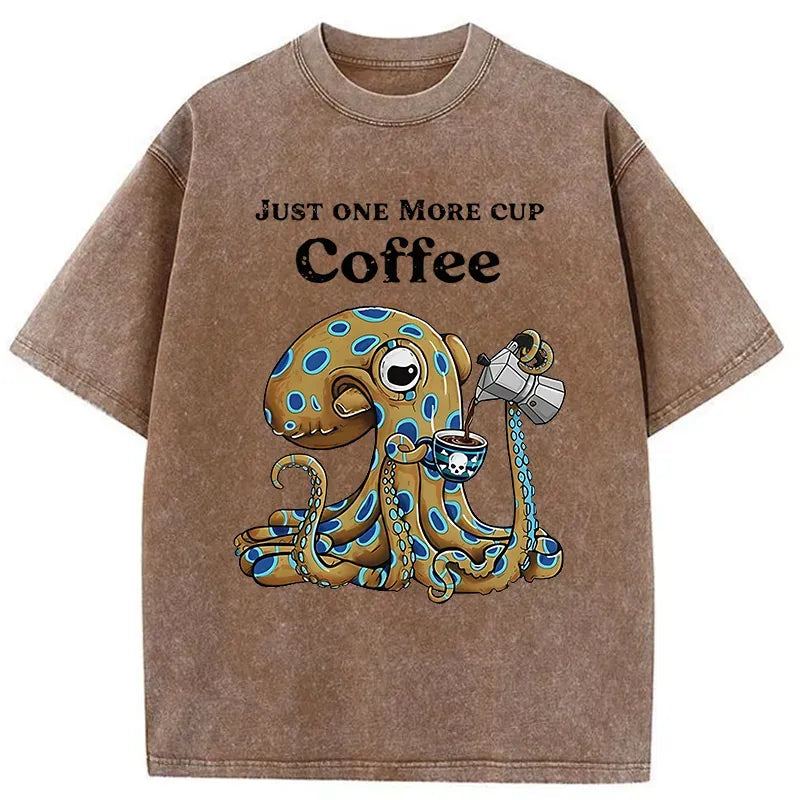 Kyoto Lion Coffee Wash Unisex Tee for Gift