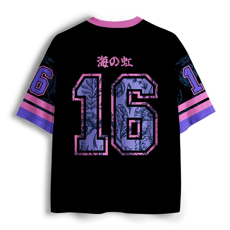 Kyoto-Lion Neon Ocean Mesh Jersey