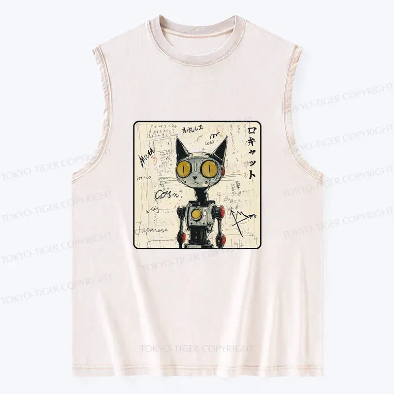 Kyoto Robot Cat Washed Tank