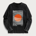 Japanese Minimalist Art T-Shirt for Daily Wear