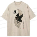 Kyoto-Lion Ninja In The Wind Washed T-Shirt