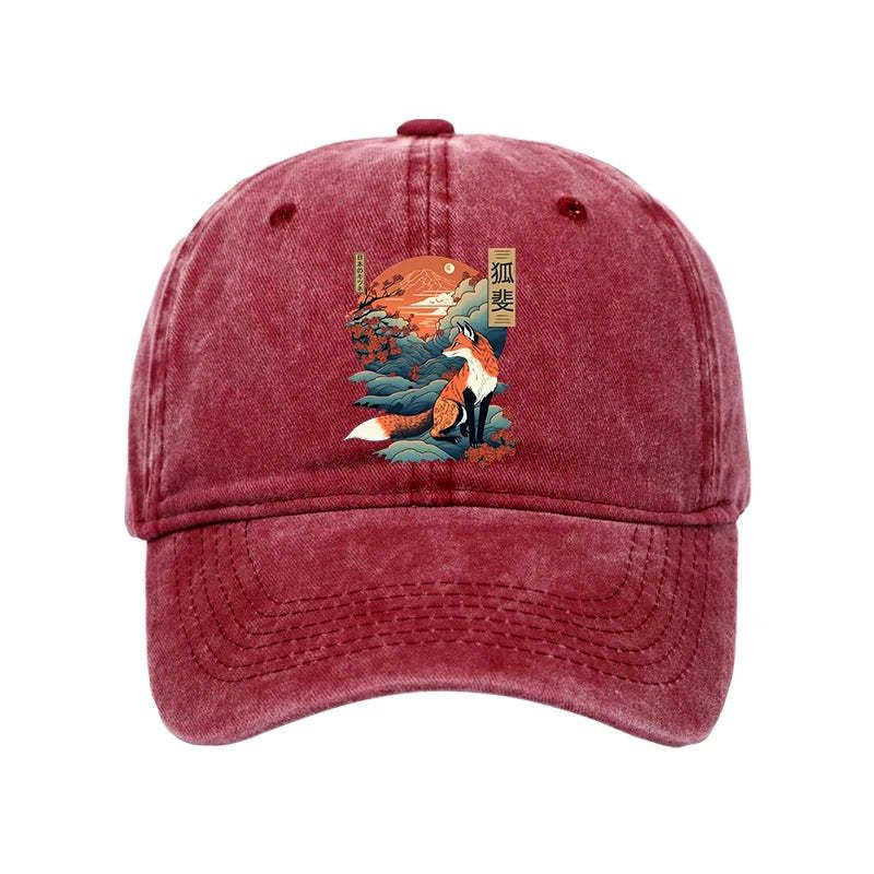 Unisex Japanese Fox Cap on Sale