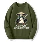 Kyoto-Lion Samurai Penguin Classic Sweatshirt