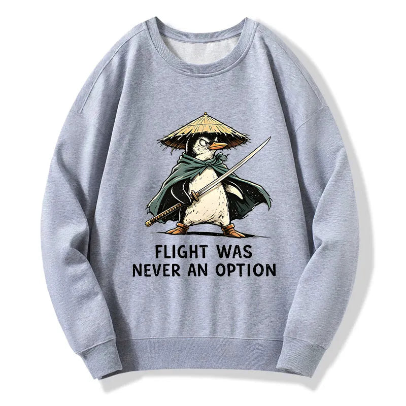 Kyoto-Lion Samurai Penguin Classic Sweatshirt