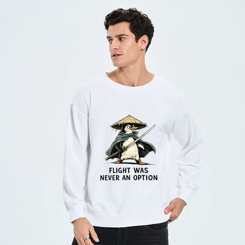 Kyoto-Lion Samurai Penguin Classic Sweatshirt