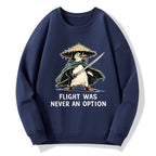 Kyoto-Lion Samurai Penguin Classic Sweatshirt