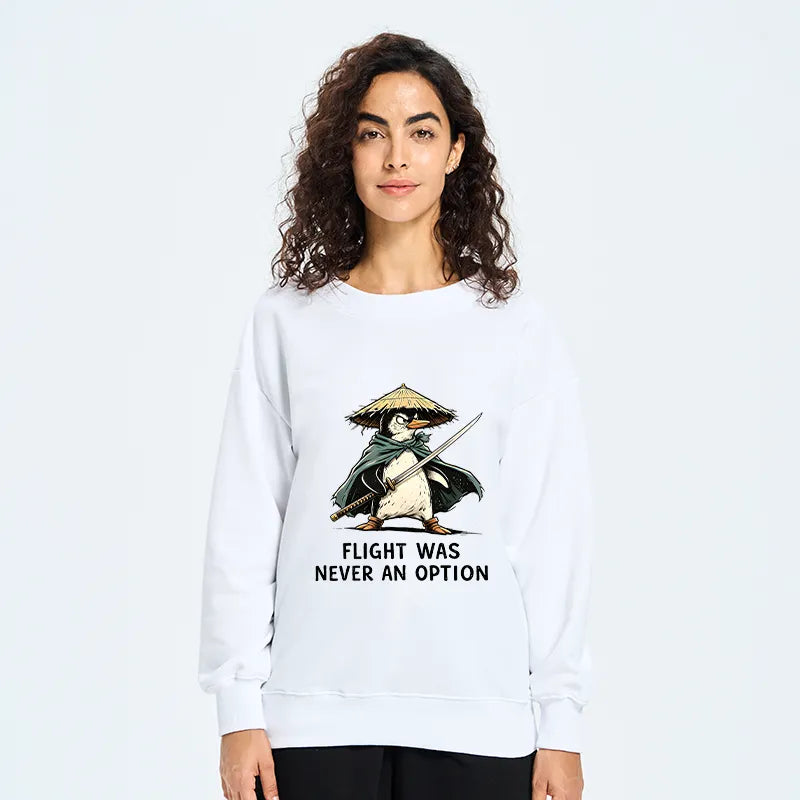 Kyoto-Lion Samurai Penguin Classic Sweatshirt