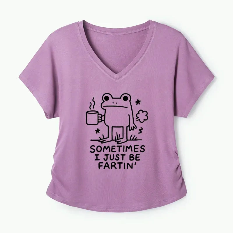 Soft modal frog t-shirt for summer