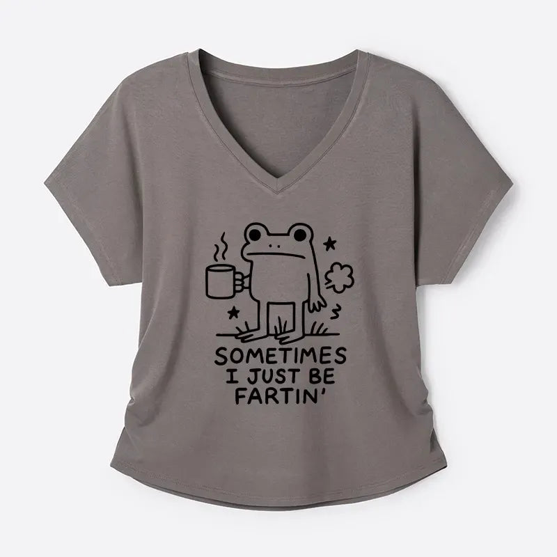 Kyoto-Lion Sometimes A Frog Just Needs To Fart Modal Dolman Sleeve T-Shirt