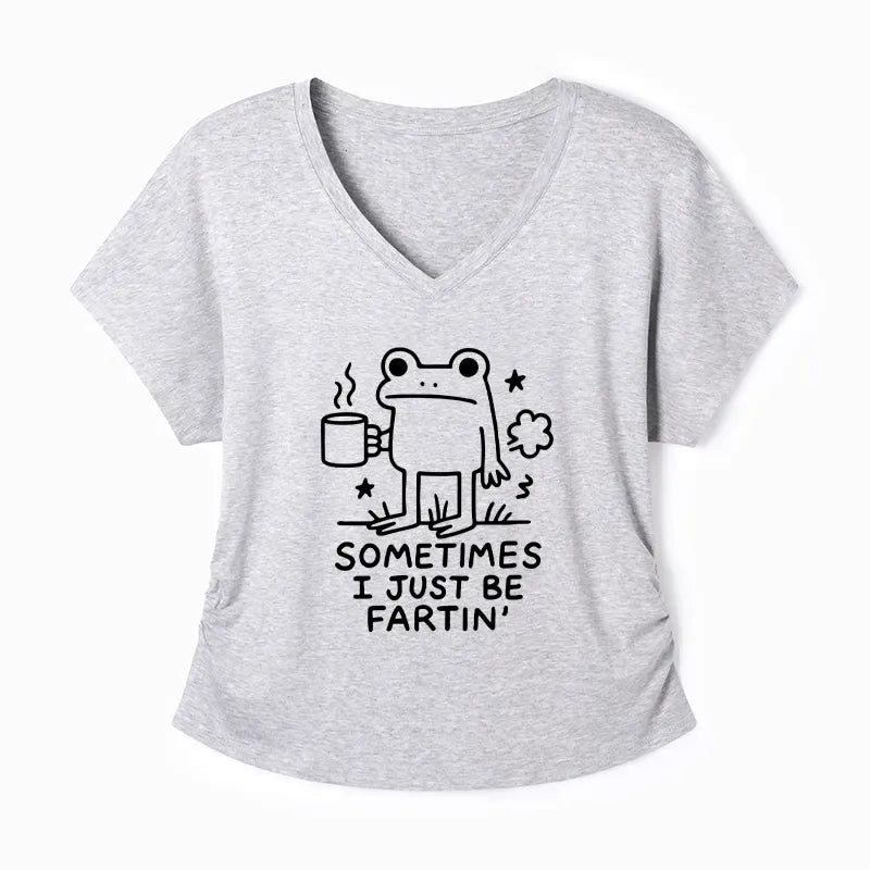 Kyoto-Lion Sometimes A Frog Just Needs To Fart Modal Dolman Sleeve T-Shirt