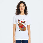 Kyoto-Lion Cute Christmas Capybara Classic T-Shirt