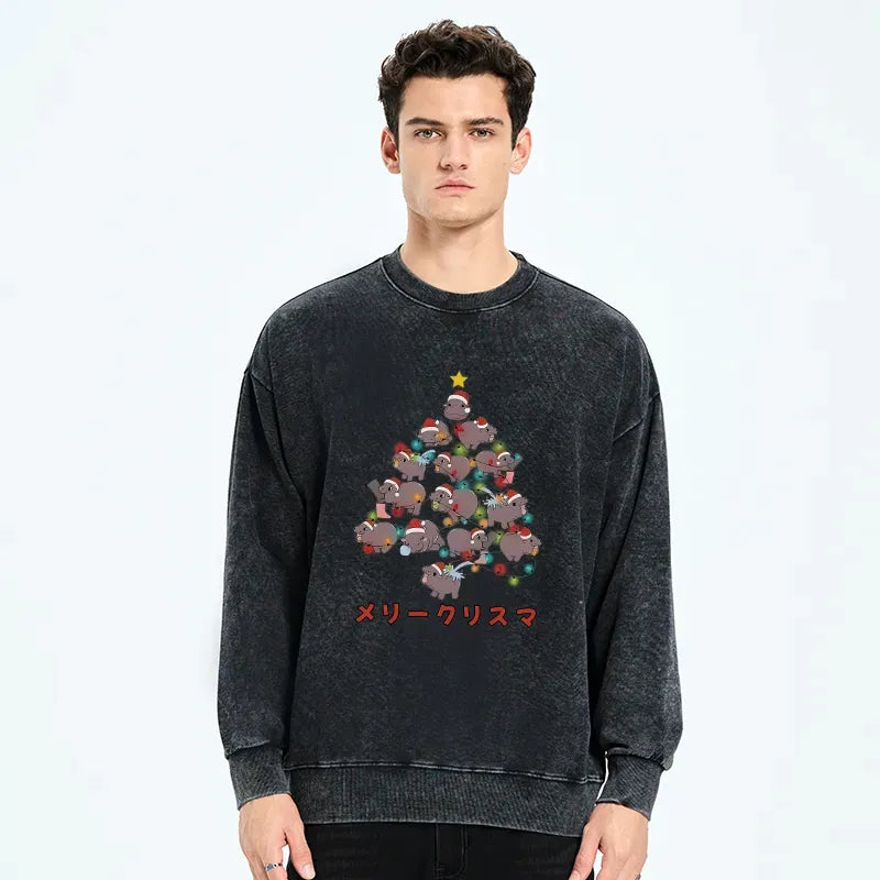 Japanese Washed Sweatshirt with Free Shipping