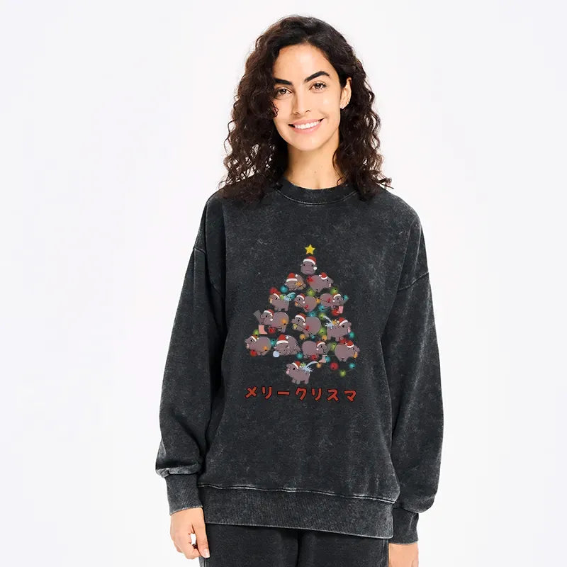 Japanese Washed Sweatshirt with Free Shipping