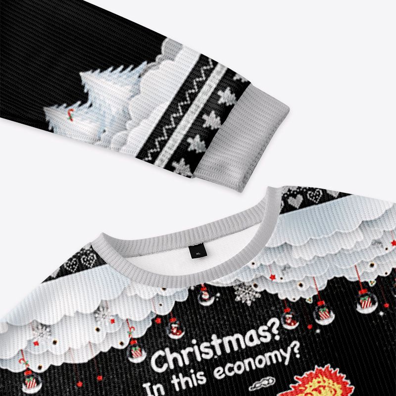 funny dinosaur christmas ugly sweatshirt
