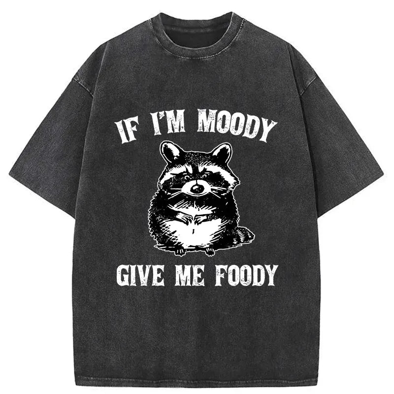 Kyoto-Lion Eating Can Bring Happiness Washed T-Shirt