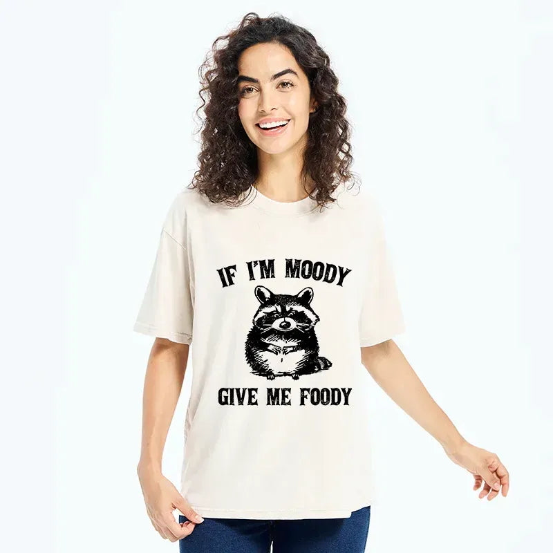 Kyoto-Lion Eating Can Bring Happiness Washed T-Shirt