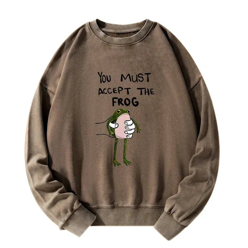Japanese Vintage Frog Sweatshirt Best Seller