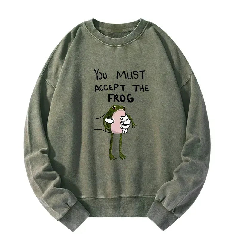 Japanese Vintage Frog Sweatshirt Best Seller