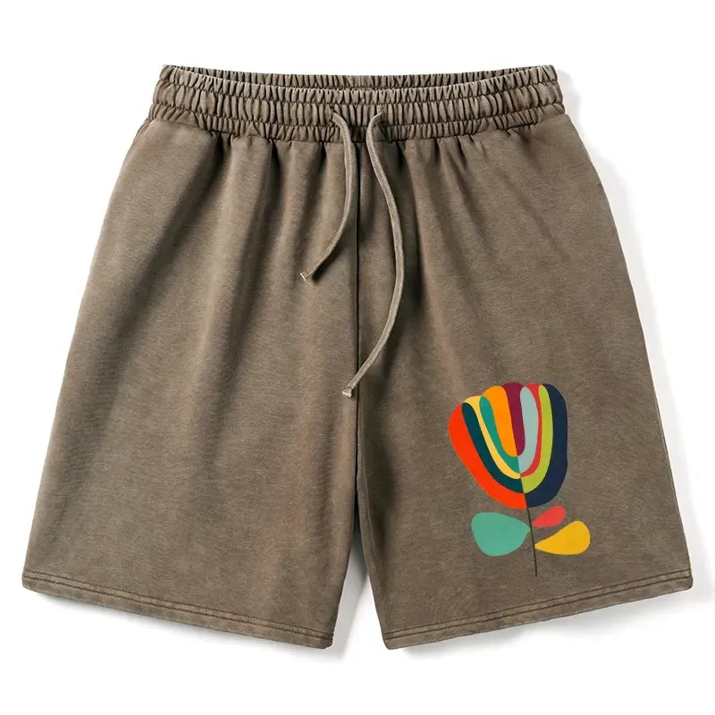 Japanese Style Print Shorts On Sale