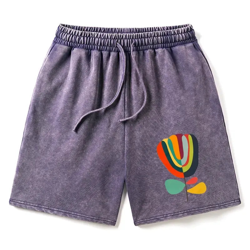 Japanese Style Print Shorts On Sale