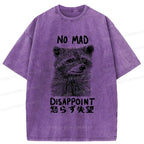 Kyoto-Lion Disappointed Raccoon Washed T-Shirt