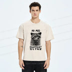 Kyoto-Lion Raccoon Tee for Daily Wear