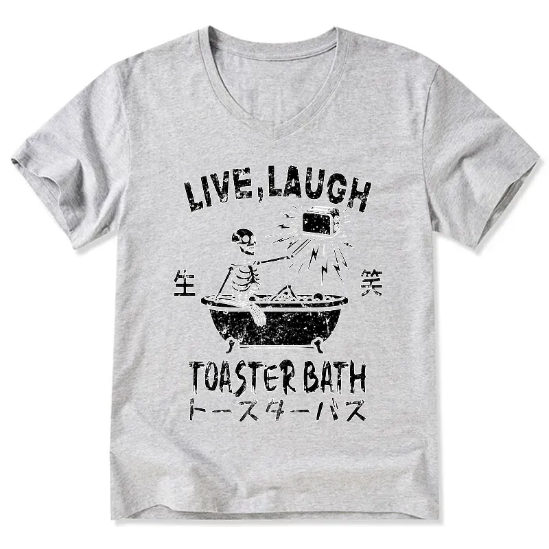 unisex classic v-neck 100% cotton t-shirt