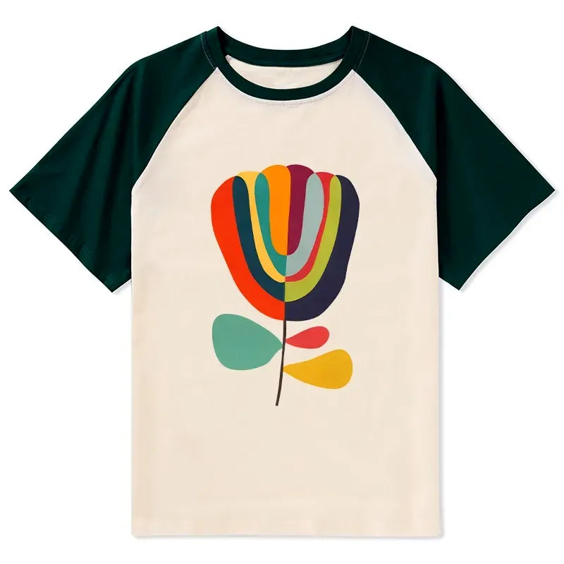 kyoto lion unisex raglan t-shirt