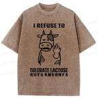Kyoto Lion washed t-shirt for daily wear