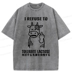 lactose intolerance funny tee for summer