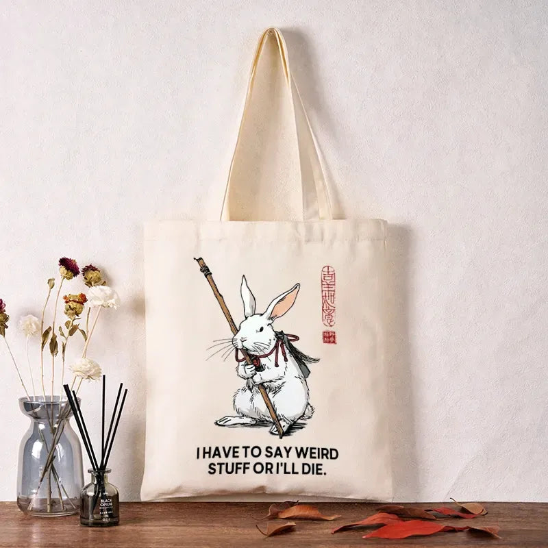 Funny Canvas Tote Bag for Daily Wear