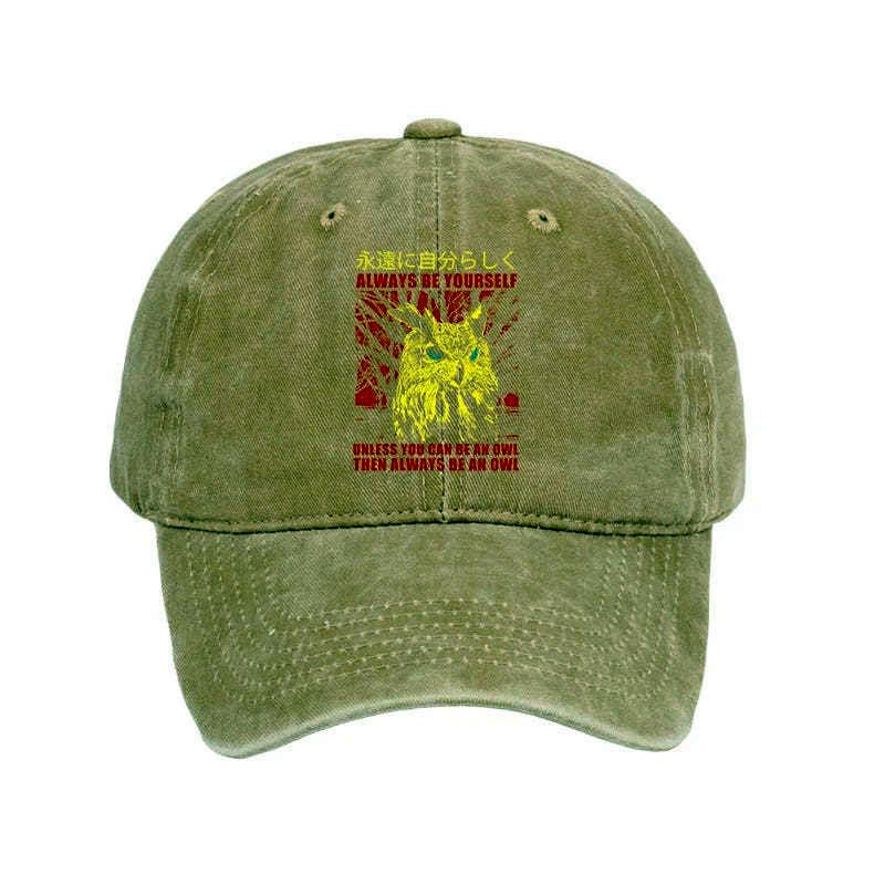 Kyoto-Lion Always Be Yourself Japanese Washed Cap