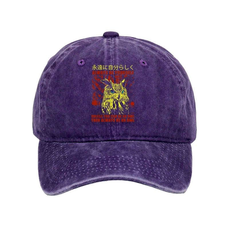 Always Be Yourself Japanese Washed Cap