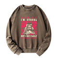 Japanese washed sweatshirt for men
