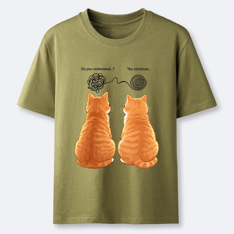 Kyoto-Lion Relatable Cat Thoughts Classic T-Shirt