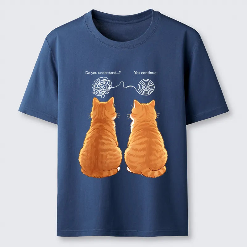 Kyoto-Lion Relatable Cat Thoughts Classic T-Shirt