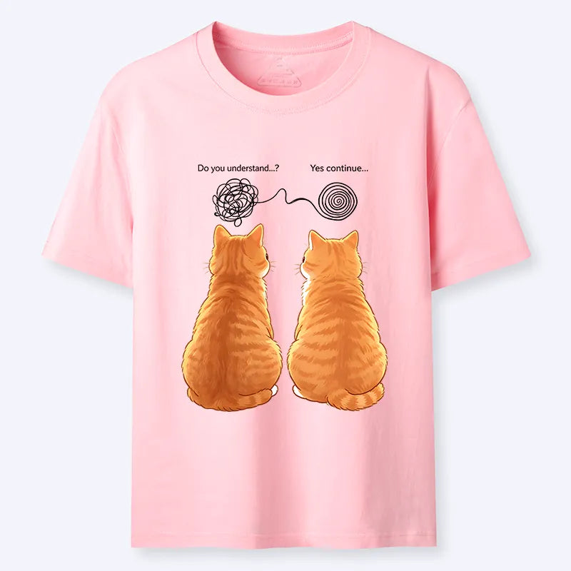 Kyoto-Lion Relatable Cat Thoughts Classic T-Shirt