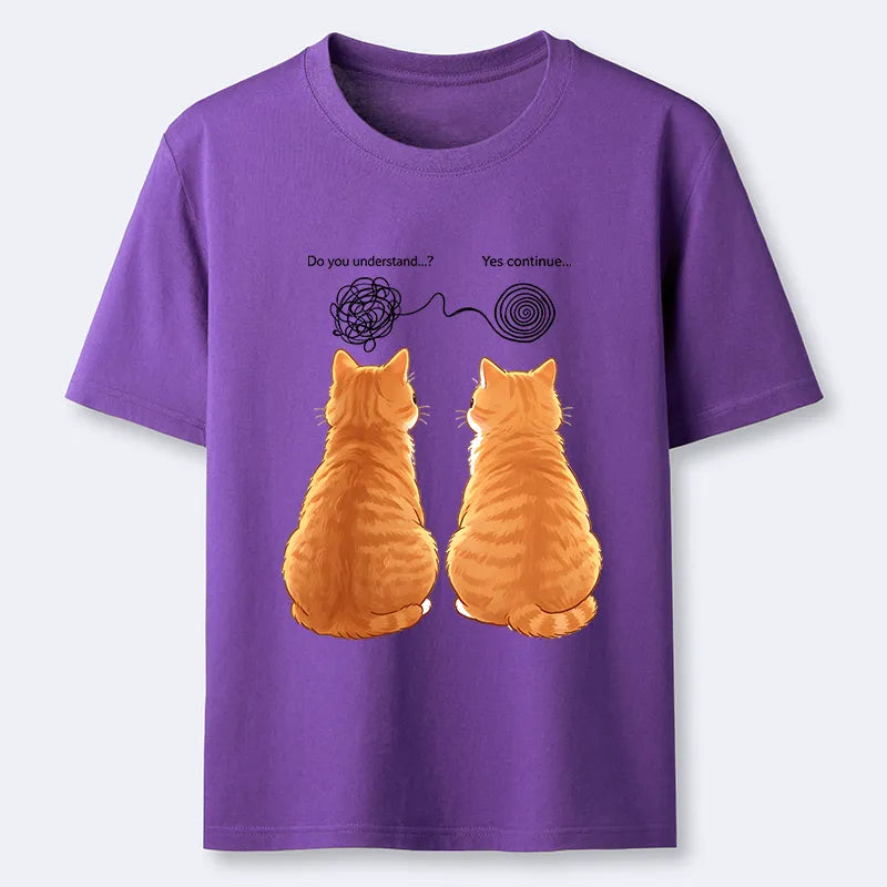 Kyoto-Lion Relatable Cat Thoughts Classic T-Shirt