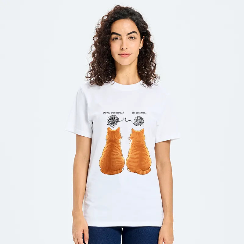 Kyoto-Lion Relatable Cat Thoughts Classic T-Shirt