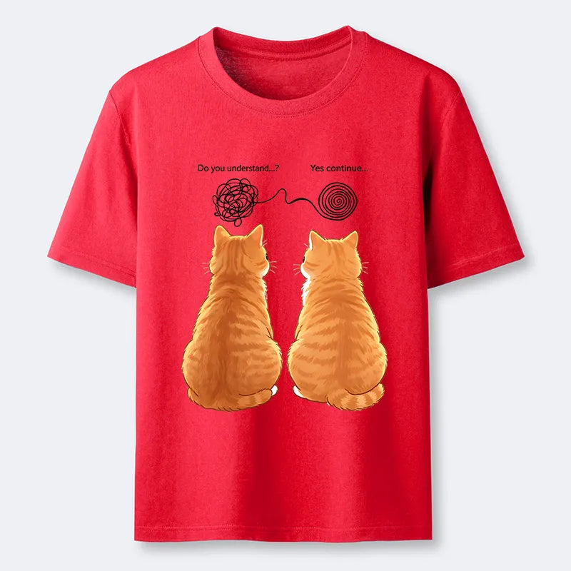 Kyoto-Lion Relatable Cat Thoughts Classic T-Shirt